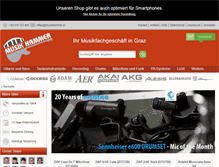 Tablet Screenshot of musikhammer.at